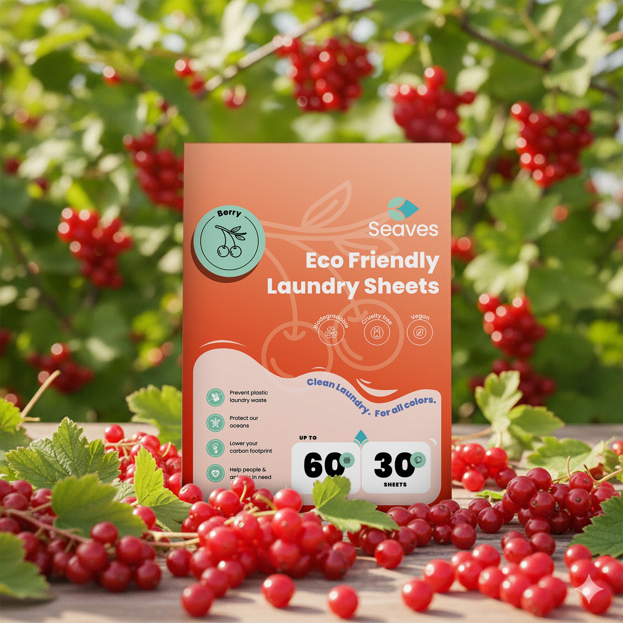 Seaves Washing Strips - Berry