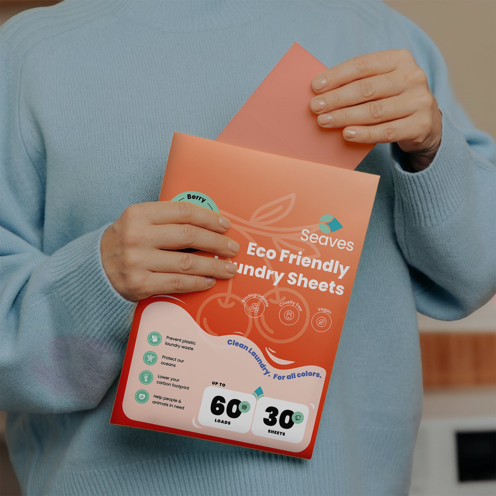 Seaves Washing Strips - Berry