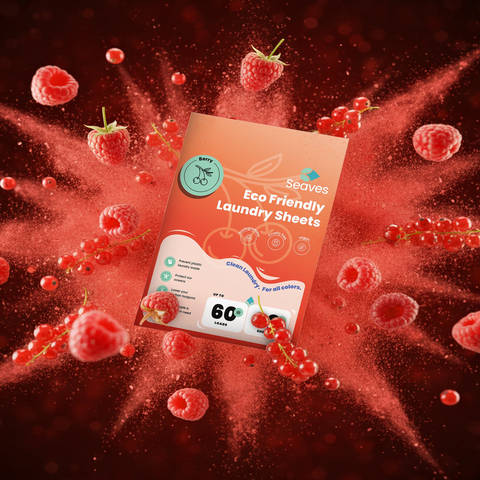 Seaves Washing Strips - Berry